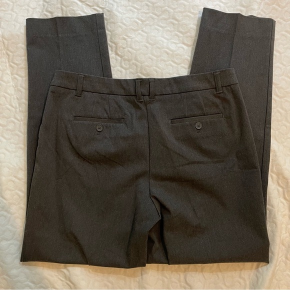 Talbots Charcoal Gray Cotton Blend Pants Slacks Women’s 10 Business Casual Light - Picture 5 of 10